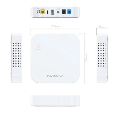 Источник бесперебойного питания для роутера Marsriva KP4, White 9781920 фото