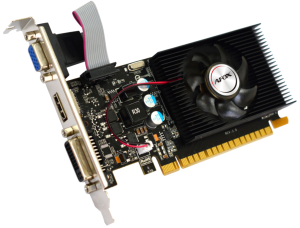 Відеокарта GeForce GT220, AFOX, 1Gb DDR3, 128-bit (AF220-1024D3L2) 6262560 фото