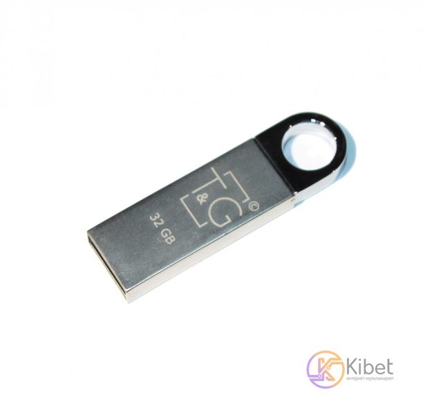 Флеш накопичувач USB 32Gb T&G Metal TG026, Silver, USB 2.0 (TG026-32G) 4626210 фото