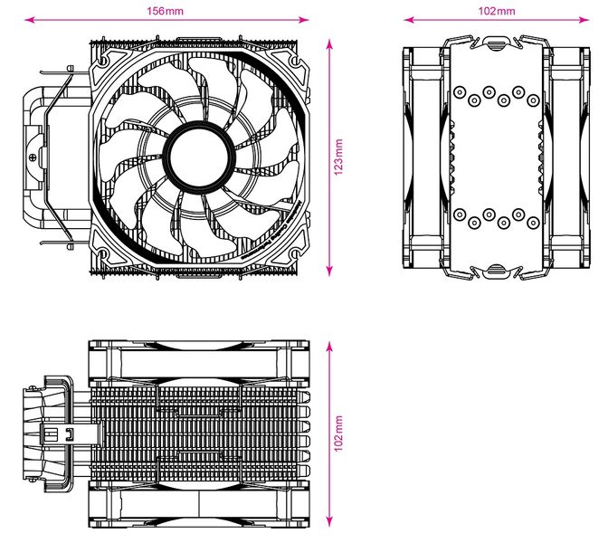 Кулер для процесора 2E Gaming Air Cool AC120D6 (2E-AC120D6-ARGB) 6789540 фото