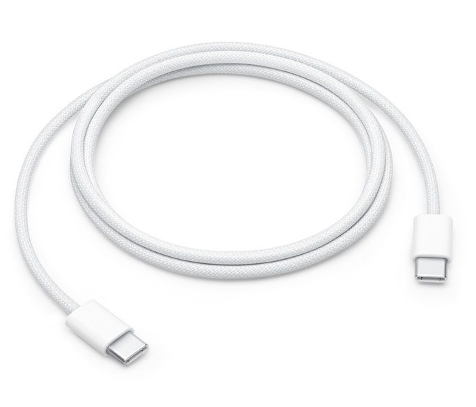 Кабель USB Type-C - USB Type-C 1 м Apple (A2795), White (MQKJ3ZM/A) 7993590 фото