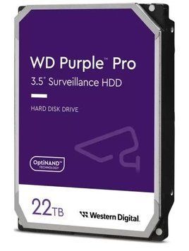 Жорсткий диск 3.5" 22Tb Western Digital Purple Pro, SATA3, 512 Мб, 7200 об/хв (WD221PURP) 7956360 фото