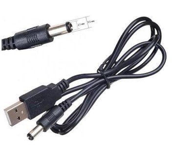 Кабель живлення USB 5V - DC 5V (5.5x2.1 мм), Black, 1 м, Dynamode 8178690 фото
