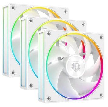 Вентилятор 120 мм, ID-Cooling AF-127-ARGB-W TRIO, White, 3 шт 8511870 фото