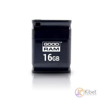 USB Flash Drive 16Gb Goodram Piccolo, Black (UPI2-0160K0R11) 1916040 фото