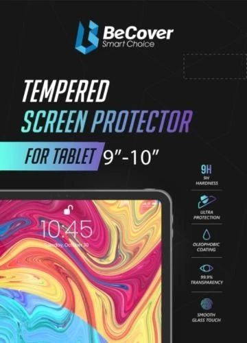 Захисне скло для планшета Samsung Galaxy Tab A8 10.5 (2021), BeCover, SM-X200/SM-X205 (707201) 7579110 фото