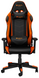 Ігрове крісло Canyon Deimos, Black/Orange, еко-шкіра, обертання на 360°, 3D-підлокітники (CND-SGCH4) 6112440 фото 2