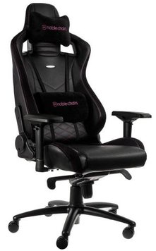 Ігрове крісло Noblechairs EPIC, Black/Pink (NBL-PU-PNK-001) 8346150 фото