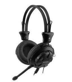 Навушники A4Tech HS-28-1 Black, 2xMini jack (3.5 мм), накладні, кабель 1.8 м 1043580 фото