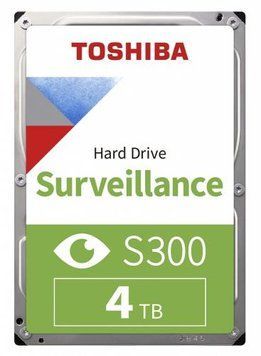 Жорсткий диск 3.5" 4Tb Toshiba Surveillance S300, SATA3, 128 Мб, 5400 об/хв (HDWT840UZSVA) 6938280 фото