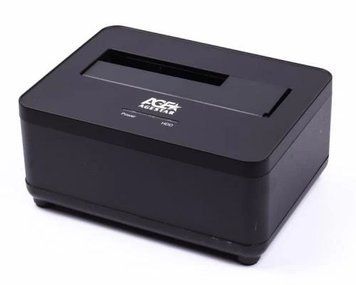 Док-станция 2.5"/3.5" AgeStar 3UBT7, Black, USB 3.0, для 1xSATA HDD/SSD 6633210 фото