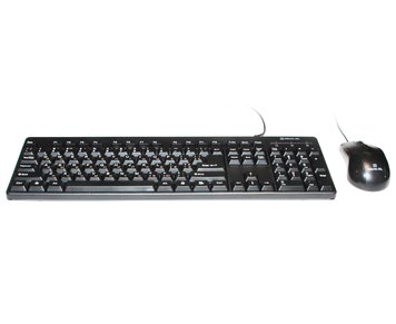 Комплект REAL-EL Standard 503 Kit (клавіатура+миша) Black, USB 4555890 фото