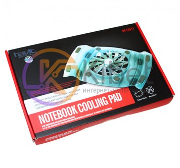 Подставка для ноутбука до 15' Havit Cooler Pad HV-F2017, Blue, 15 см вентилятор 4329150 фото