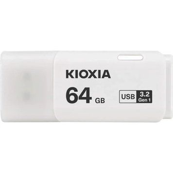 Флеш накопитель USB 64Gb Kioxia TransMemory U301, White, USB 3.2 Gen 1 (LU301W064GG4) 9257610 фото