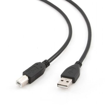 Кабель USB - USB BM 3 м Cablexpert Black (CCP-USB2-AMBM-10) 4036710 фото