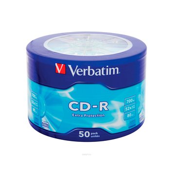 Диск CD-R Slim Case, Verbatim "Extra Protection", 700Mb, 52x, 10 шт (43415) 3724470 фото