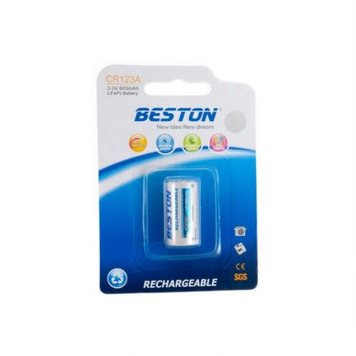 Акумулятор CR-123, Beston, 1 шт, Blister (CR123A) 600 mAh (AAB1844) 5205540 фото