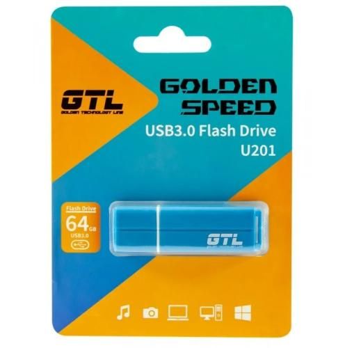 Флеш накопичувач USB 64Gb GTL U201, Blue, USB 3.0 (GTL-U201-64) 7726710 фото