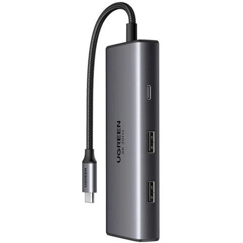 Хаб USB Ugreen CM498, Grey (15852) 9681660 фото