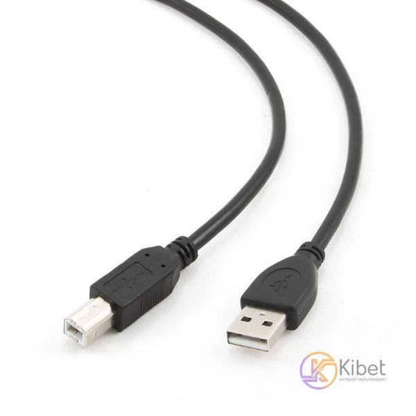 Кабель USB - USB BM 3 м Cablexpert Black, професійна серія (CCP-USB2-AMBM-10) 4036710 фото