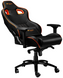 Ігрове крісло Canyon Corax, Black/Orange, еко-шкіра, обертання на 360°, 4D-підлокітники (CND-SGCH5) 6112470 фото 6