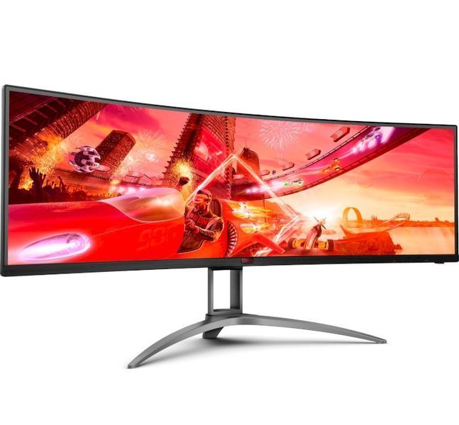 Монітор вигнутий 48.8" AOC AG493UCX2, Black 8841090 фото