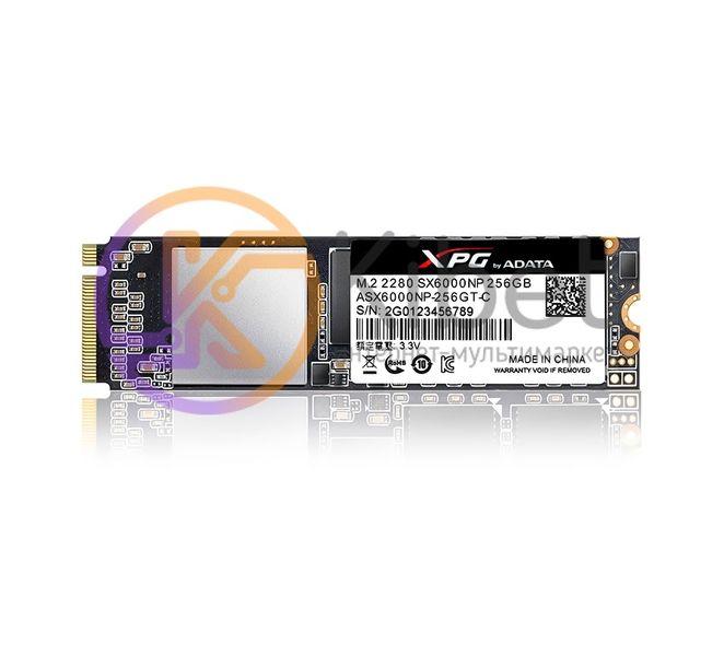 Твердотельный накопитель M.2 256Gb, A-Data XPG SX6000, PCI-E 2x, TLC 3D V-NAND, 4719360 фото