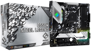 Мат.плата AM4 (B550) ASRock B550M Steel Legend 6149610 фото