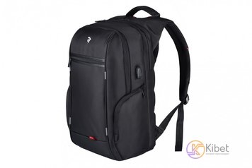 Рюкзак для ноутбука 16' 2E, Black, нейлон высокой плотности, 330 x 490 x 190 мм 5283420 фото