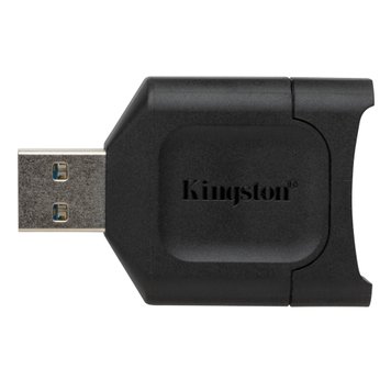 Картридер внешний Kingston MobileLite Plus, Black, USB 3.2, для SD (MLP) 5940480 фото