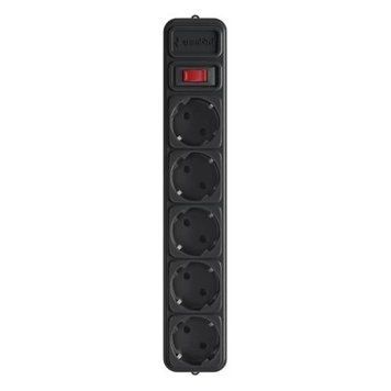 Фільтр мережевий Gembird, 5 розеток, 1.8 м, Black (SPG5-G-6B) 6280380 фото