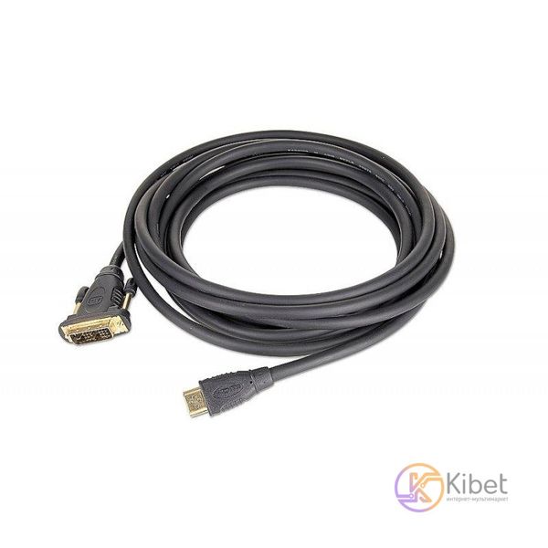 Кабель HDMI - DVI 3 м Cablexpert, V1.3/19-пін, позолочені конектори (CC-HDMI-DVI-10) 4031910 фото