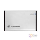Карман внешний 2.5' Transcend StoreJet 25S3, Silver, для SSD HDD, SATA3, USB 3.1 5401260 фото