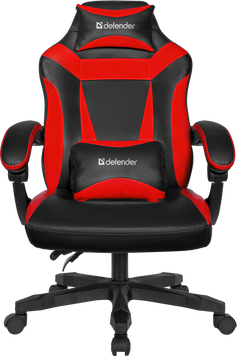 Игровое кресло Defender Master, Black/Red, экокожа (64359) 7374420 фото