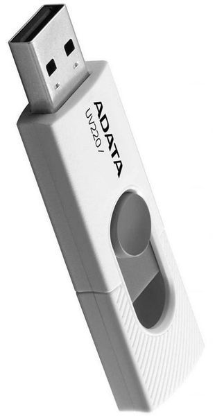 Флеш накопичувач USB 32Gb ADATA UV220, White/Grey, USB 2.0 (AUV220-32G-RWHGY) 8323680 фото