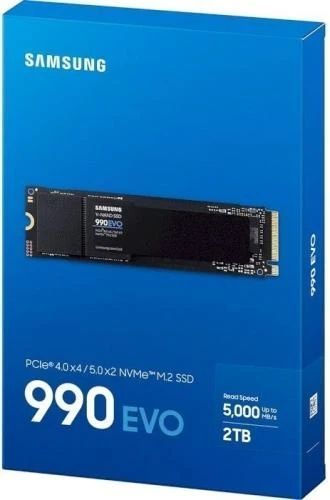 Твердотільний накопичувач SSD 2Tb, Samsung 990 Evo, PCI-E 5.0 x2, M.2 (MZ-V9E2T0BW) 8490600 фото
