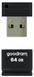 Флеш накопичувач USB 64Gb Goodram UPI2, Black, USB 2.0 (UPI2-0640K0R11) 8365890 фото 2