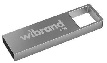 Флеш накопичувач USB 4Gb Wibrand Shark, Silver, USB 2.0 (WI2.0/SH4U4S) 8598420 фото