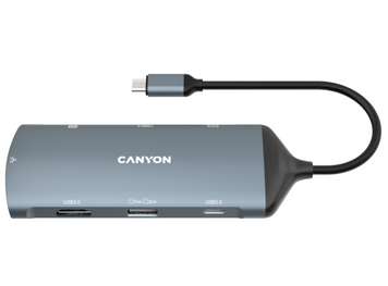 Док-станція Canyon 8-в-1 "DS-15", Grey (CNS-TDS15) 7330380 фото