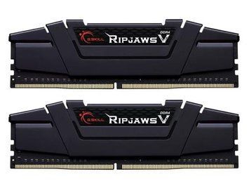 Память 8Gb x 2 (16Gb Kit) DDR4, 4000 MHz, G.Skill Ripjaws V, Black (F4-4000C15D-16GVK) 8523720 фото