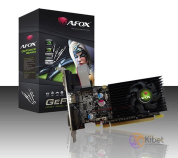 Видеокарта GeForce 210, AFOX, 1Gb DDR2, 64-bit, VGA DVI HDMI, 520 800MHz, Low Pr 5731500 фото
