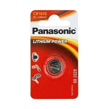 Батарейка CR1616, літієва, Panasonic, 1 шт, 3V, Blister (CR-1616EL/1B) 4959420 фото