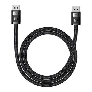 Кабель DisplayPort (M) - DisplayPort (M), 1.5 м, Black, Baseus, V1.4, 8K / 60 Гц (B00633706111-01) 9651630 фото