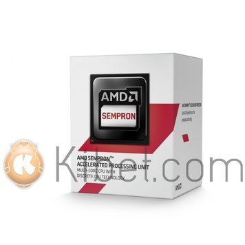 Процессор AMD (AM1) Sempron 2650, Box, 2x1,45 GHz, Radeon R3 (400 MHz), L2 1Mb, 3618390 фото