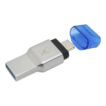 Картридер внешний Kingston MobileLite Duo 3C, Silver, USB 3.0, для microSD (FCR-ML3C) 5446380 фото