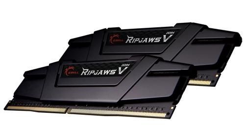 Память 8Gb x 2 (16Gb Kit) DDR4, 4000 MHz, G.Skill Ripjaws V, Black (F4-4000C15D-16GVK) 8523720 фото