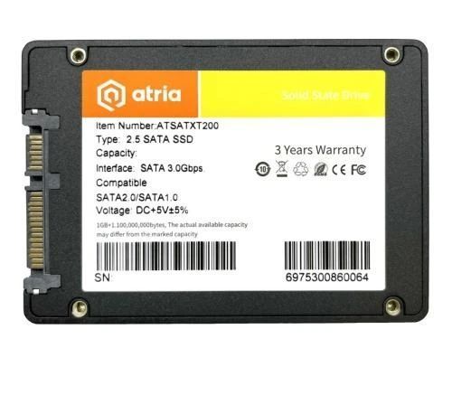 Твердотільний накопичувач SSD 512Gb, Atria XT200, SATA3, 2.5" (ATSATXT200/512) 8563500 фото