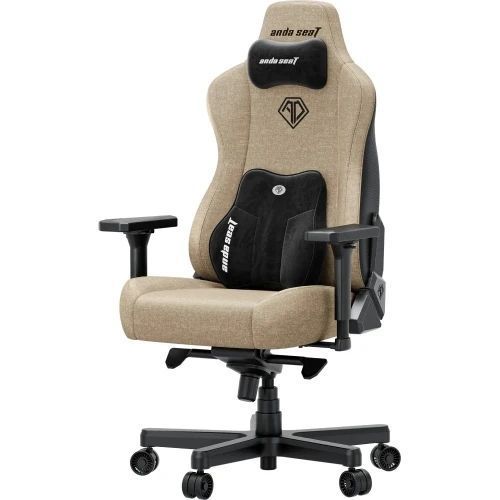 Ігрове крісло AndaSeat Kaiser 3E XL, Dark Beige Fabric (AD23YC-XL-09-H-CF-H01) 9494610 фото