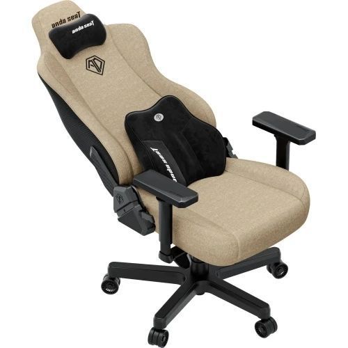 Ігрове крісло AndaSeat Kaiser 3E XL, Dark Beige Fabric (AD23YC-XL-09-H-CF-H01) 9494610 фото
