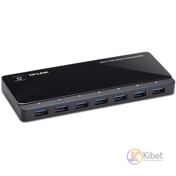 USB 2.0 концентратор TP-Link UH720, Black, 7 портів, до 480 Мбіт/с 5685270 фото